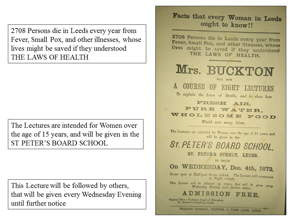 Mrs Buckton Course of Lectures